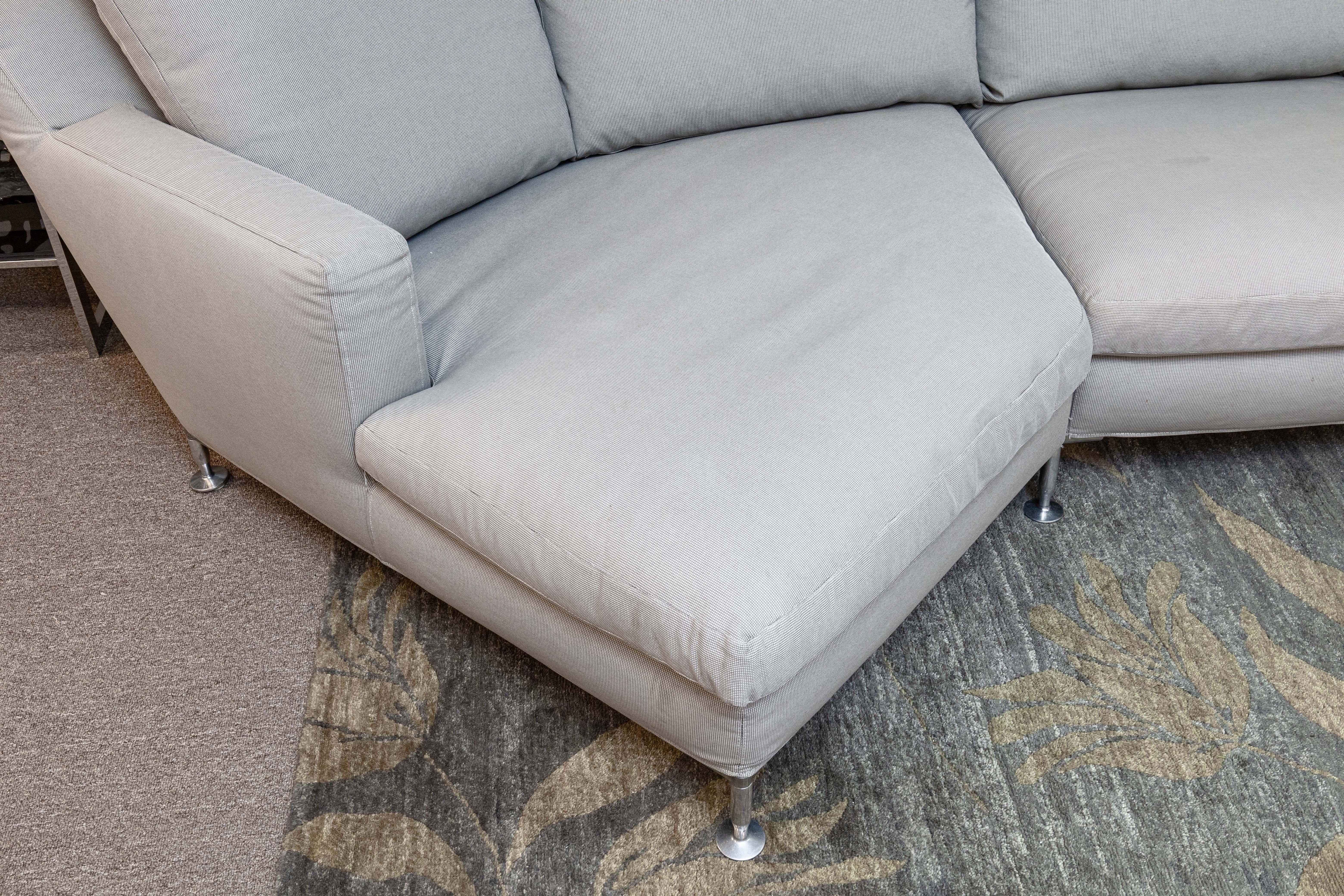 Fabric Harry Sectional Sofa by Antonio Citterio for B&B Italia and Maxalto