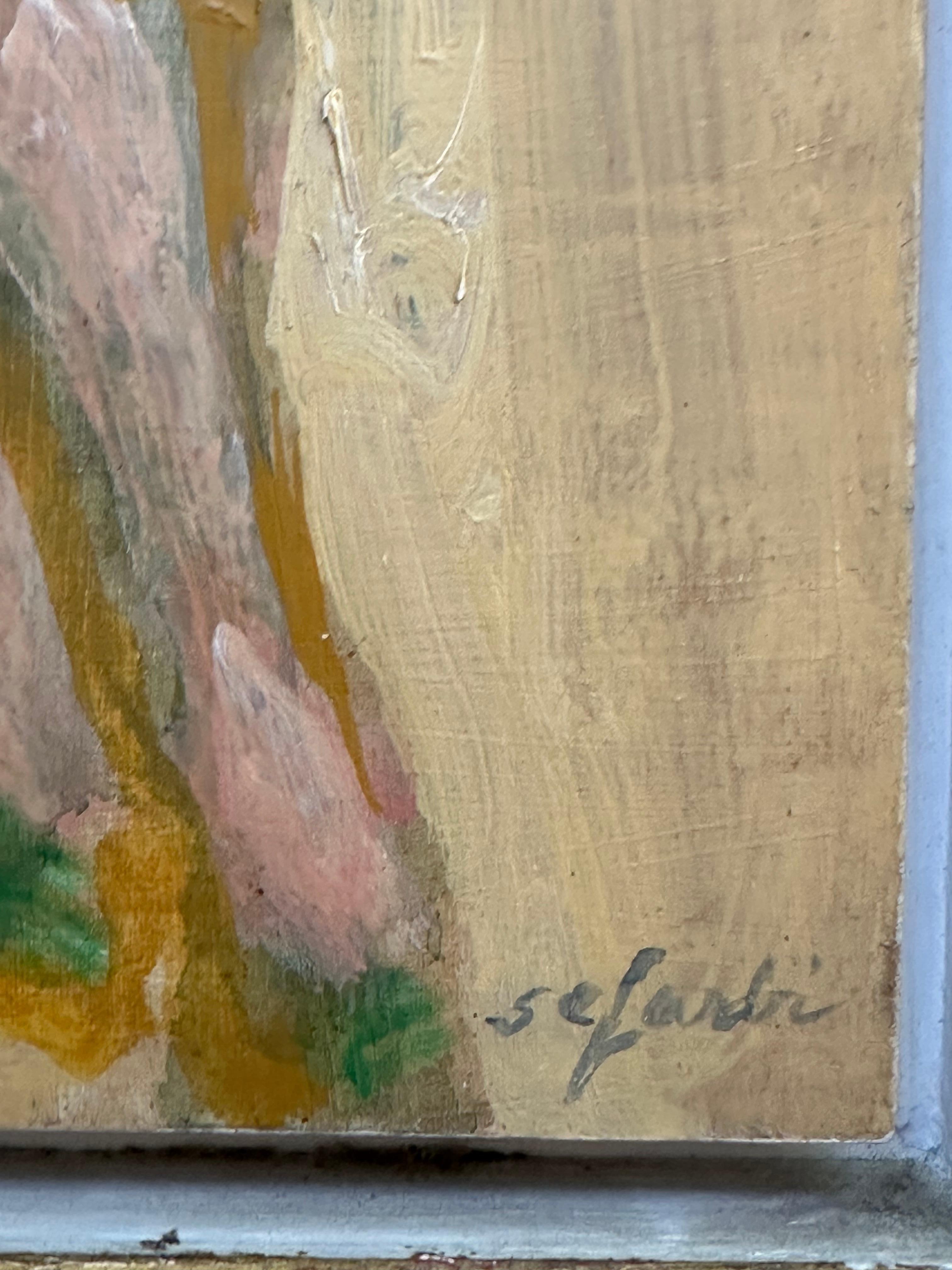 Ikon - Abstrait Painting par Harry Sefarbi