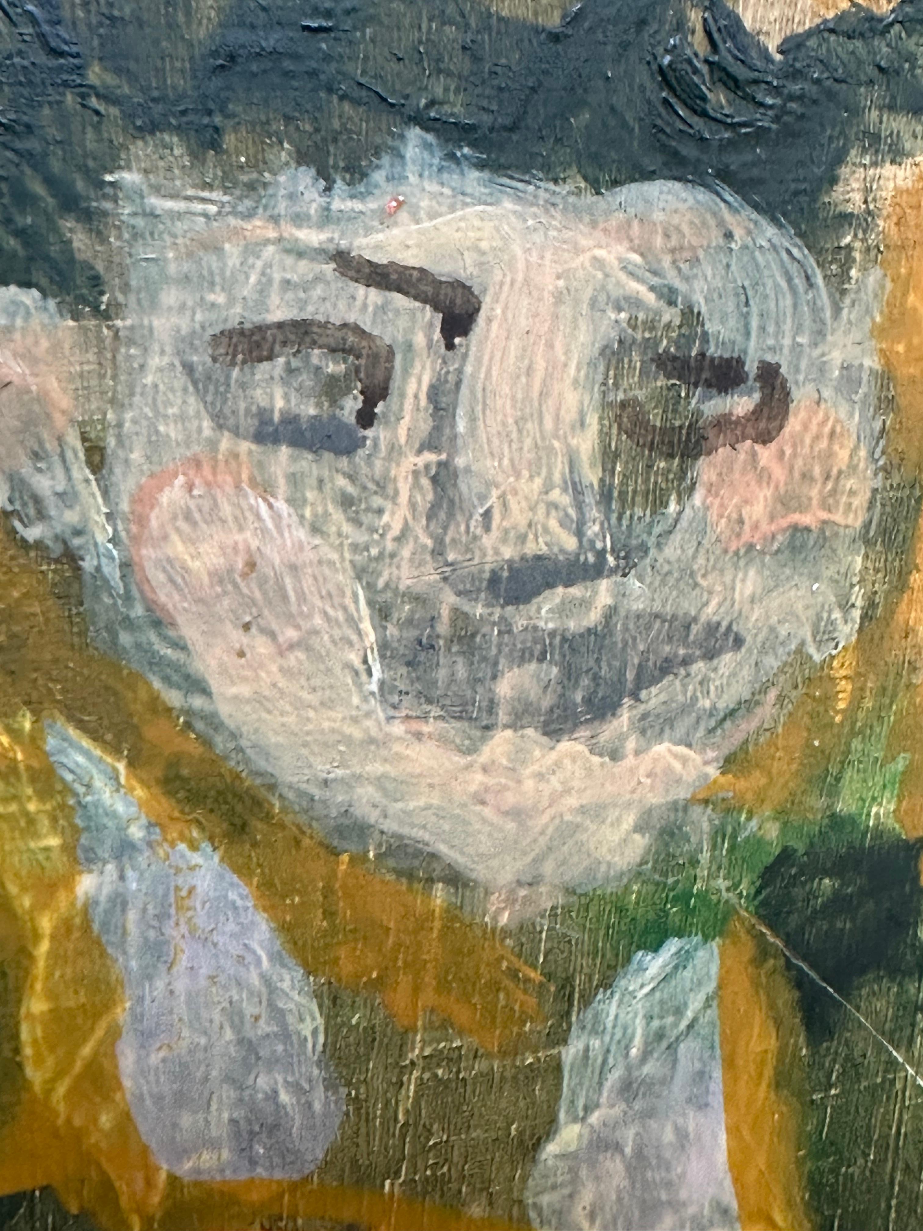 Harry Sefarbi (1917-2009)

Ikon, vers 1980. 

Huile sur panneau, 5.25 x 16 pouces. Dimensions du cadre : 8.25 x 19 pouces. 

Signé en bas à droite. Accompagné de 3 documents. 

L'artiste américain Harry Sefarbi est né à Chester, en Pennsylvanie, en
