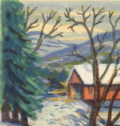 Covered Bridge (South Londonderry, Vermont Bridge across the West River)