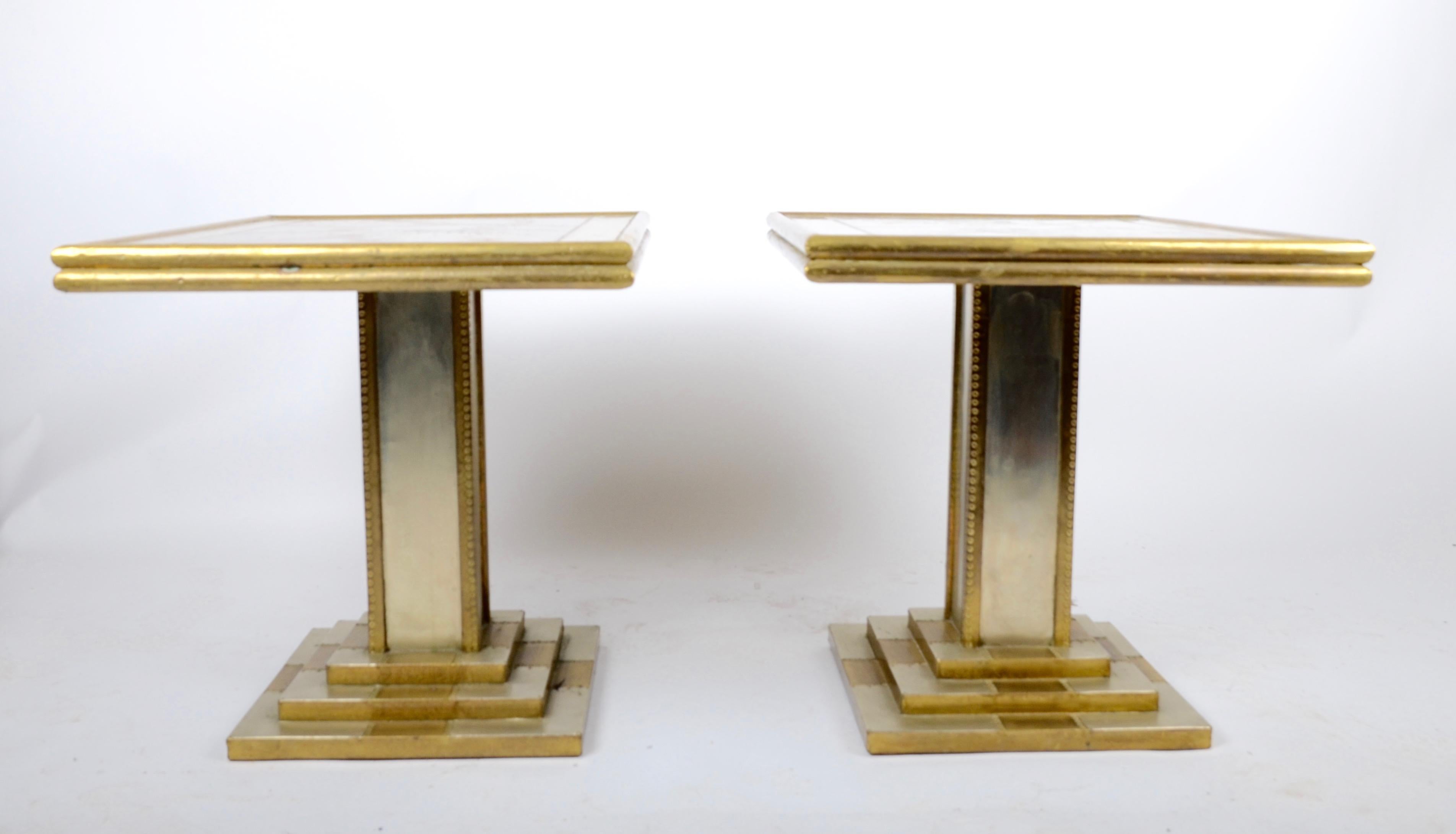 Late 20th Century Harry Snören, a Pair of Side Tables, Sweden, 1970s