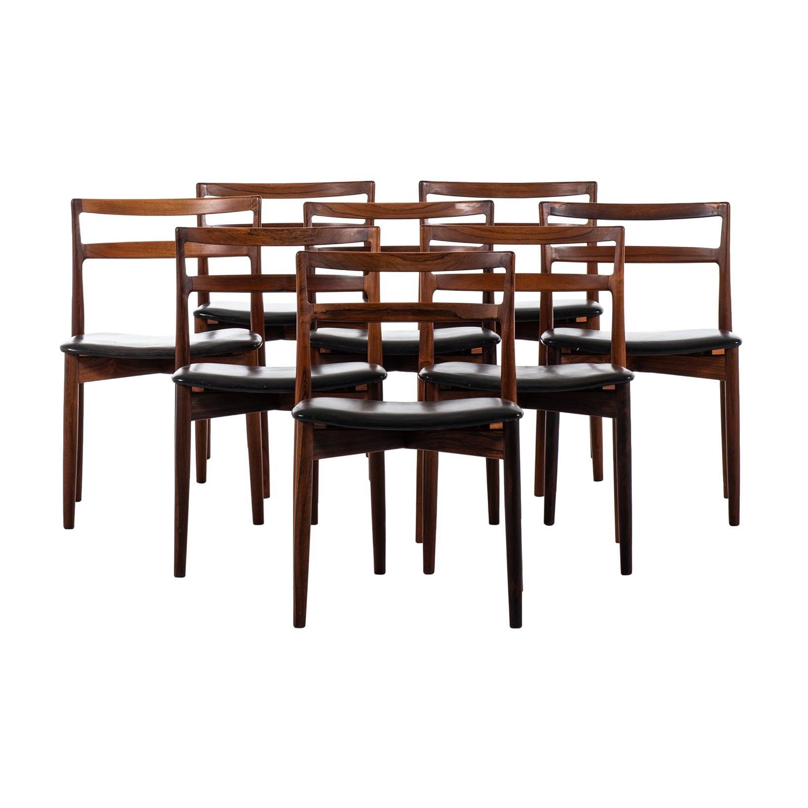 Harry Østergaard Dining Chairs Model 61 Produced by Randers Møbelfabrik