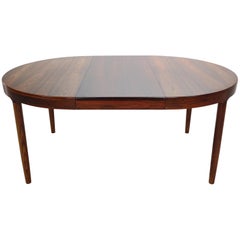 Harry Østergaard for Randers Møbelfabrik Danish Extendable Round Dinning Table