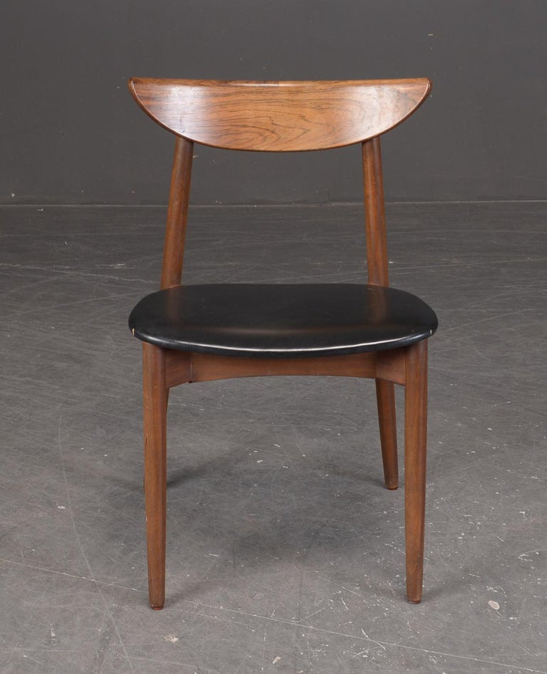 Harry Østergaard for Skovby Danish Dining Chairs In Fair Condition For Sale In Vienna, AT