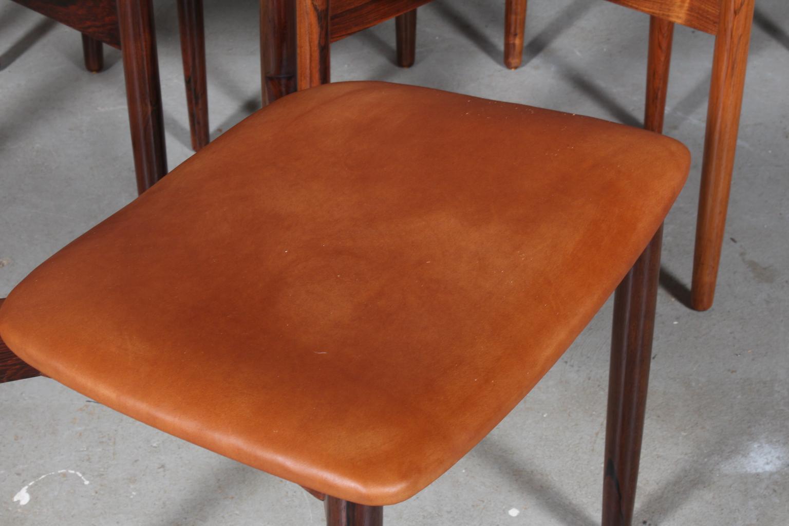 Mid-20th Century Harry Ostergaard, Set of Dining Chairs
