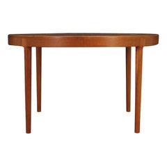 Harry Østergaard Teak Dining Table Vintage Unique, 1970s