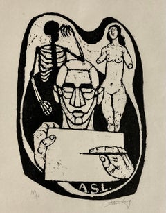 A. S. L (Art Students League) from My Life in Woodcuts, 1991