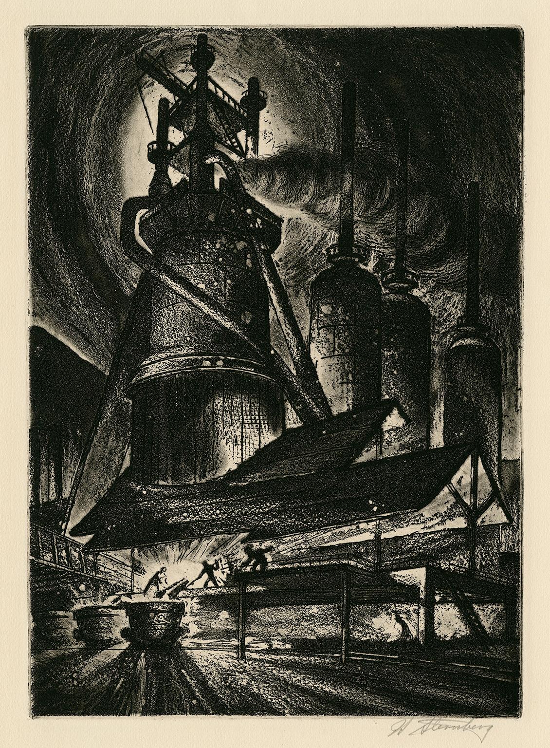 Blast Furnace #1" - Amerikanische Modernität zur Mitte des Jahrhunderts
