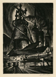 'Blast Furnace #1' - Modernismo americano di metà secolo