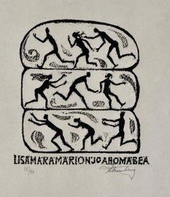 Harry Sternberg,  (Chasing) Girlfriends, da My Life in Woodcuts, 1991