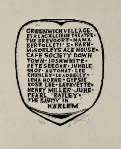 Harry Sternberg, Girlfriends, da My Life in Woodcuts (La mia vita in xilografia), 1991