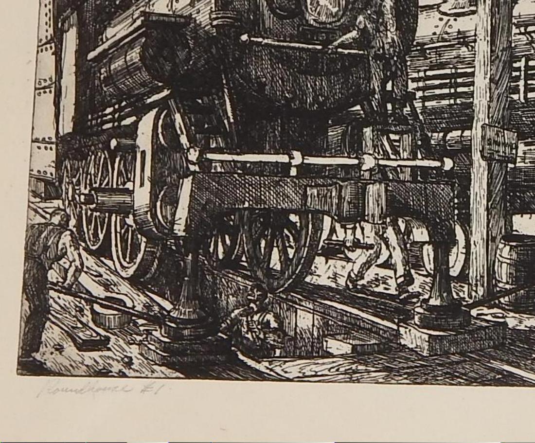 Harry Sternberg Original Pencil Signed Etching, 1929, 