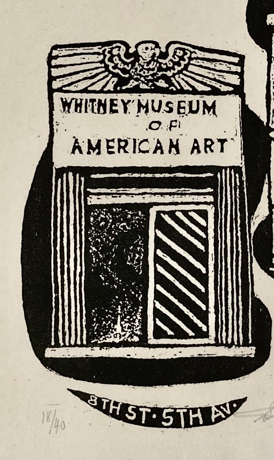 Harry Sternberg, Whitney und ACA, aus My Life in Woodcuts, 1991 im Angebot 1