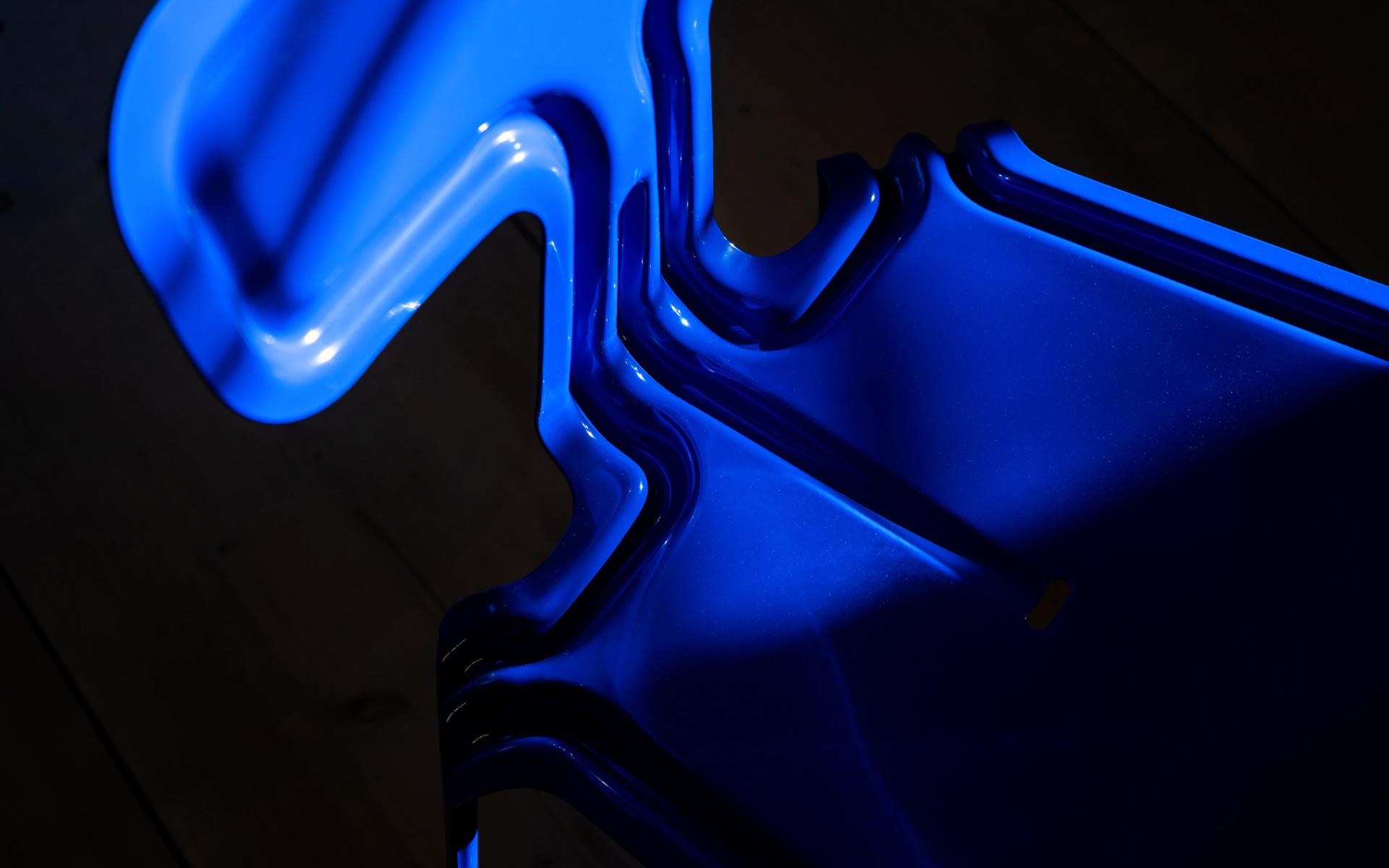 XXI secolo e contemporaneo Harry Thaler Set di 4 'Pressed Chair' in alluminio per Nils Holger Moormann in vendita