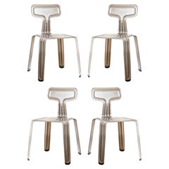 Harry Thaler, 4er-Set „Pressed Chair“ aus Aluminium für Nils Holger Moormann