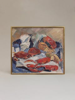 Stillleben Ölgemälde auf Leinwand, Harry Thomander (1926-2007)