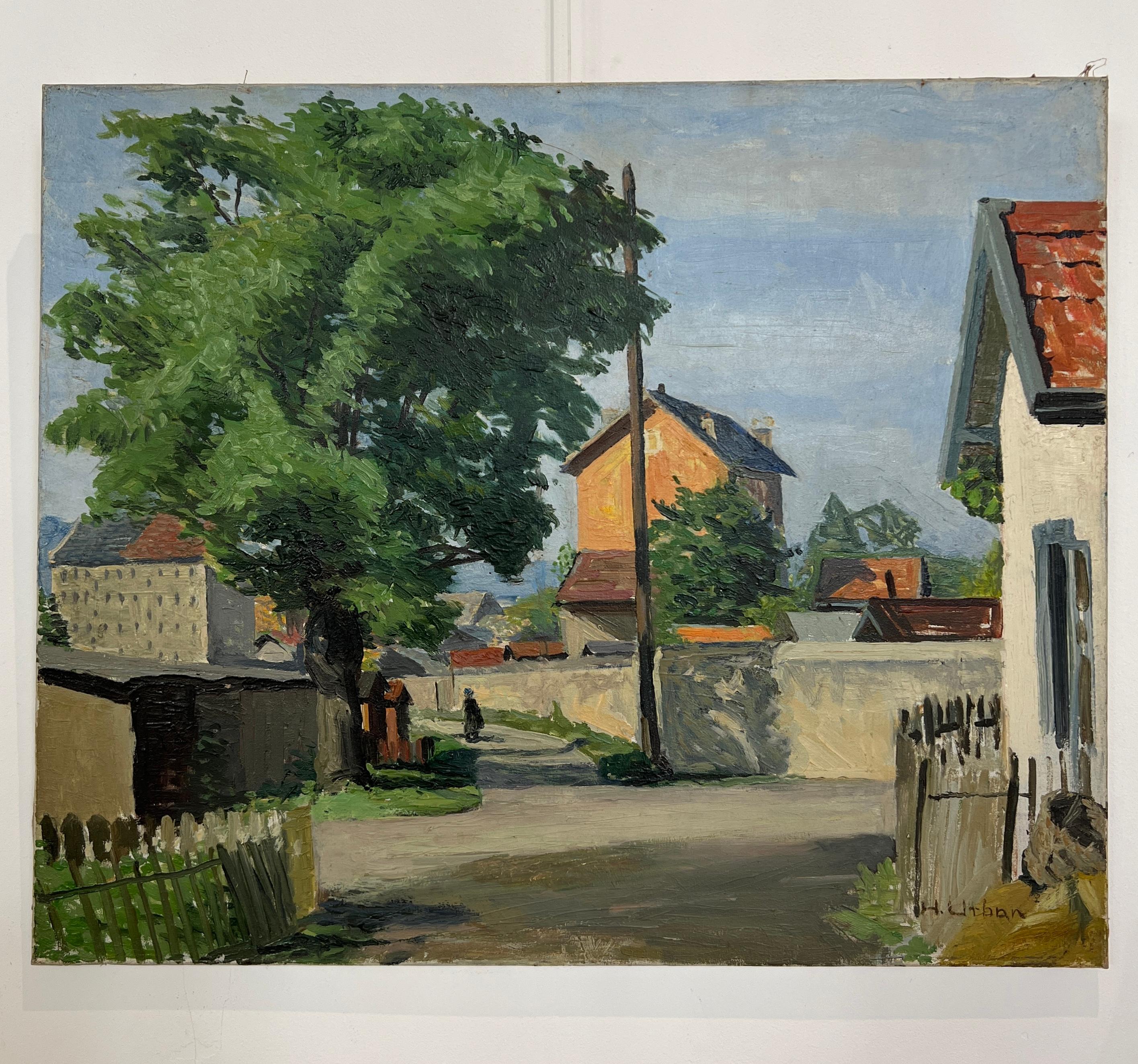 Village de Geneva - Painting de Harry Urban