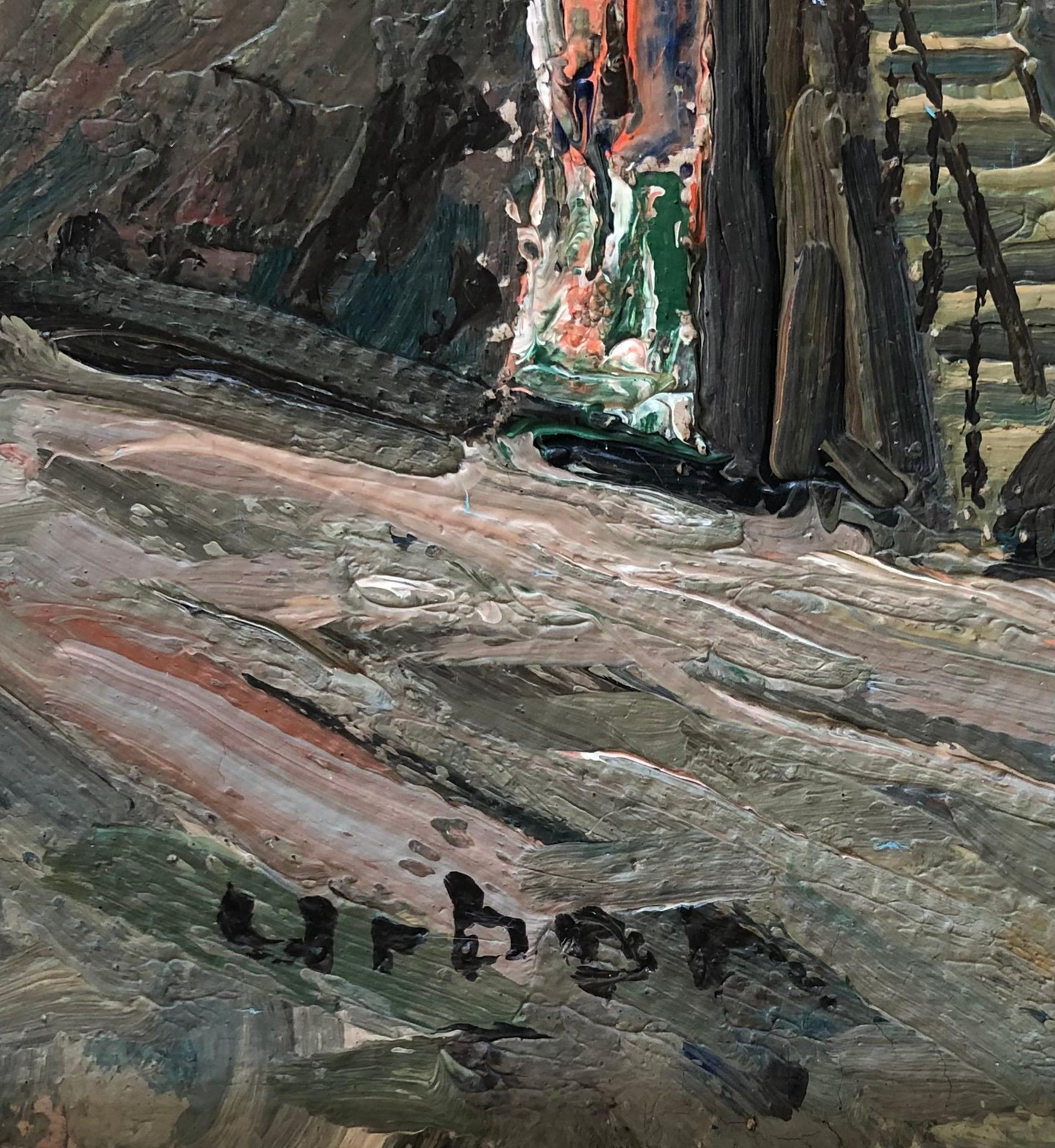 Città vecchia, Ginevra - Painting Moderno di Harry Urban
