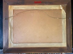 "Place du Tertre Paris" by Harry Urban - Oil on wood 49x36 cm