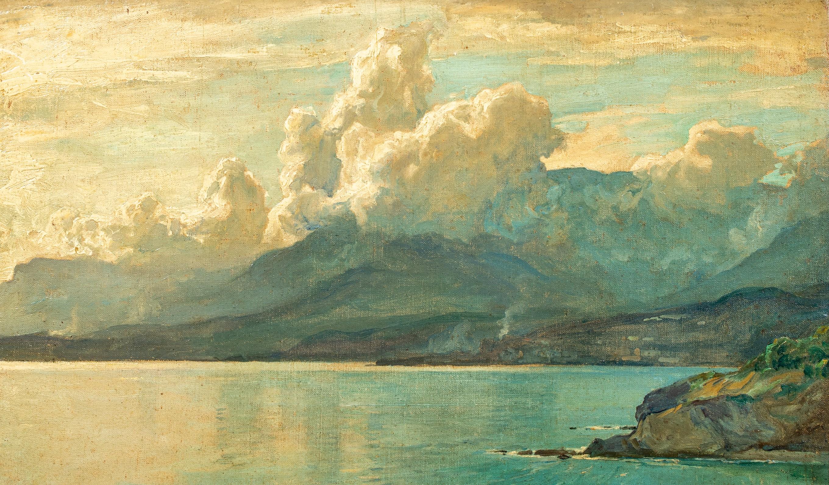 Vista di Monaco da Mortola, Italia, 1910 circa 1