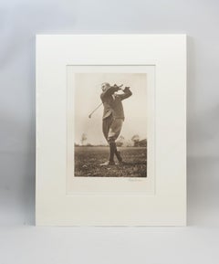Harry Vardon Photogravure By George Beldam