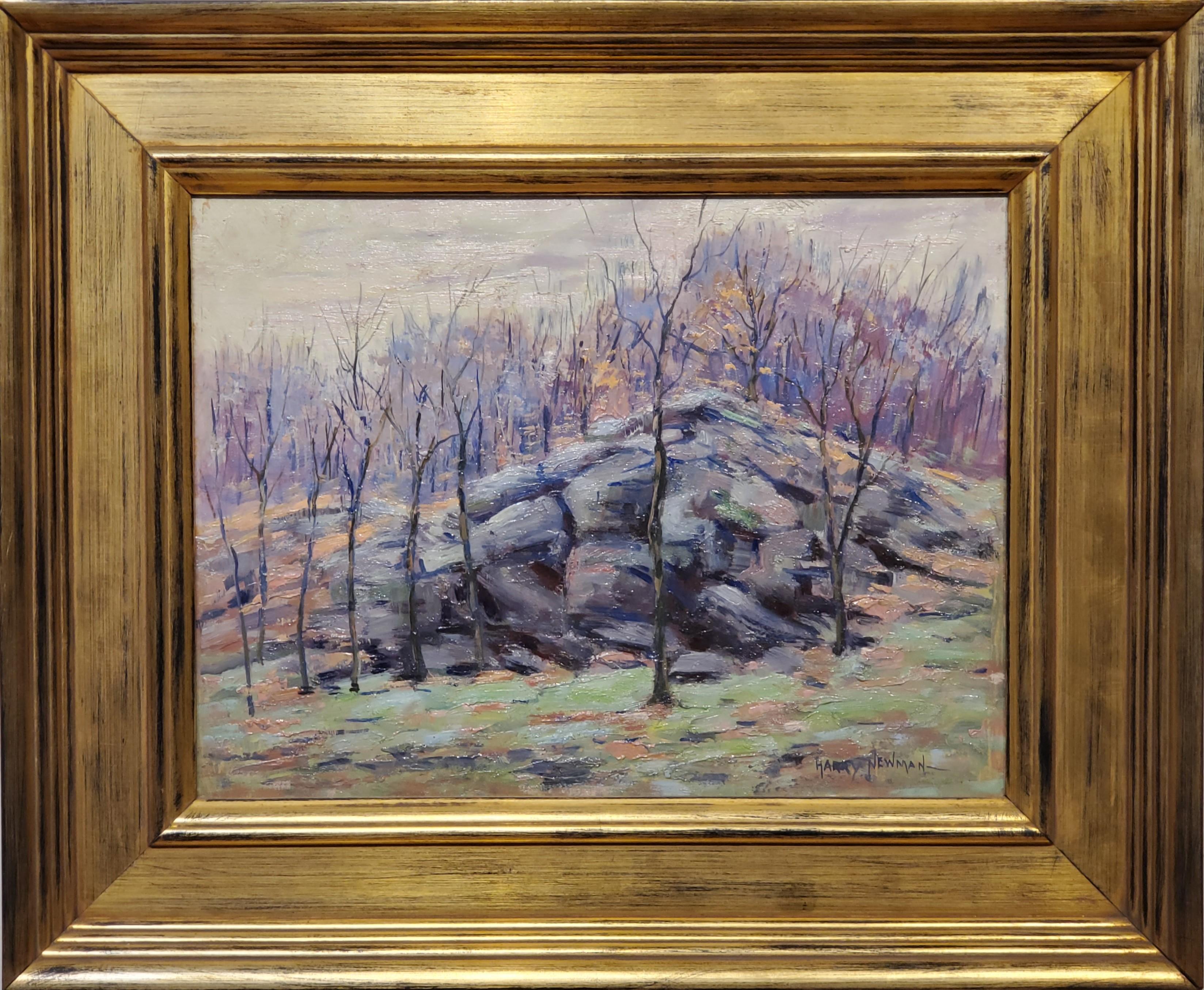 Impressionist Landscape Oil Painting by Harry W. Newman