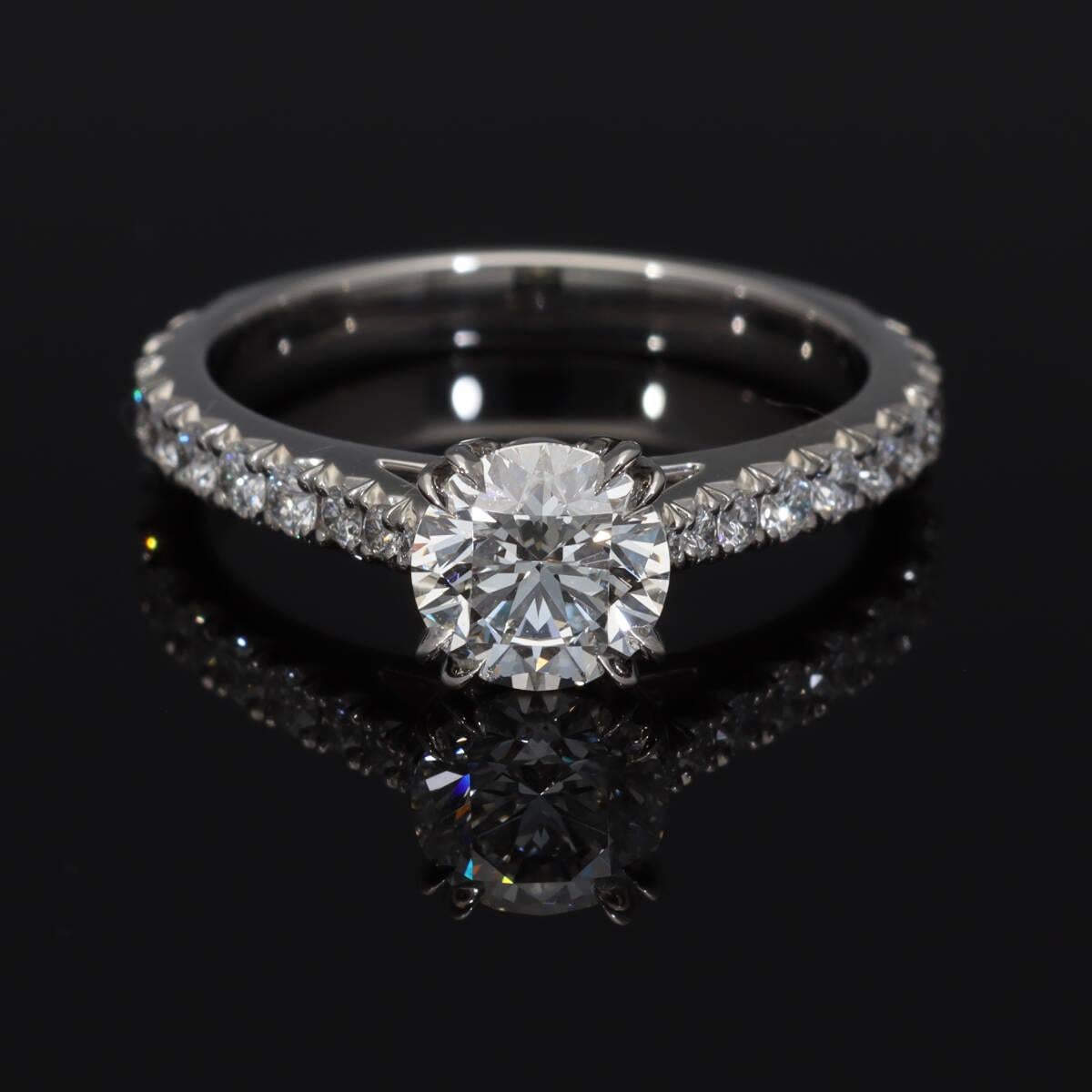 Harry Winston Anillo de Amor Brillante en Platino de 0,75 Quilates F-VVS2-3Ex US4 1/4 en venta 5