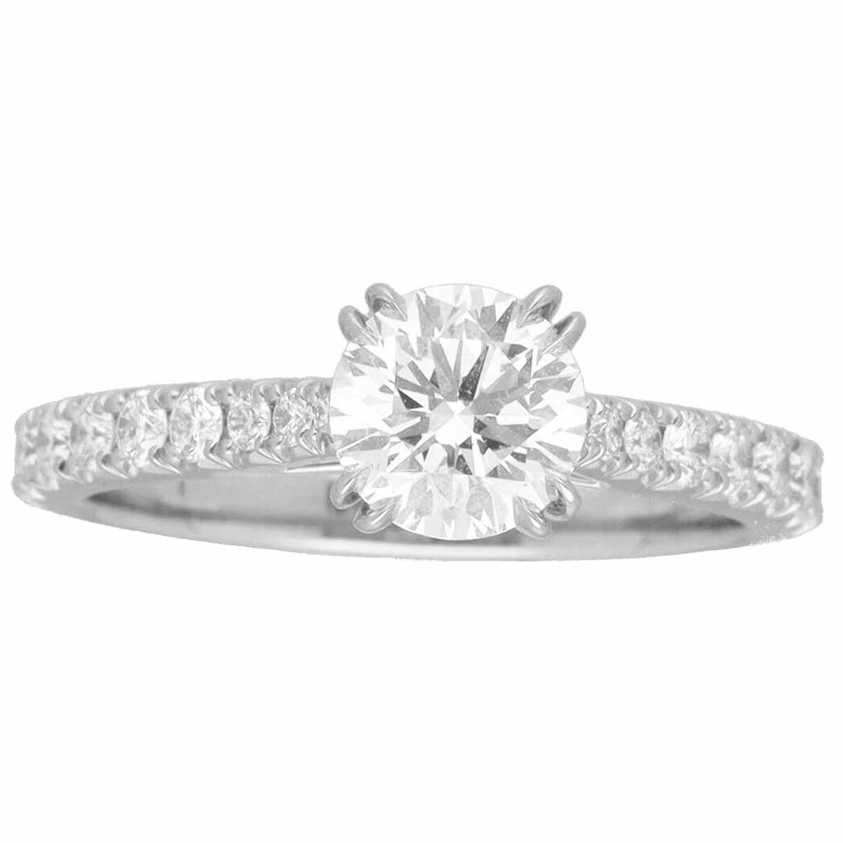 Brand:HARRY WINSTON
Name:Brilliant Love Ring
Material:1P diamond (0.75ct F-VVS2-3Ex), 20P side diamond, PT950 platinum
Weight:4.0g（Approx)
Ring size:British & Australian:H 1/2  /   US & Canada:4 1/4 /  French & Russian:47 /  German:15 /  Japanese: 7