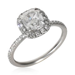 Harry Winston 1.03 ct Cushion Modified Diamond Engagement Ring