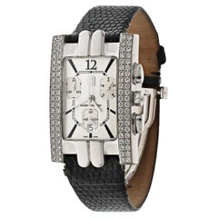 Used Harry Winston 18k White Gold Avenue Automatic Diamond Ladies Watch