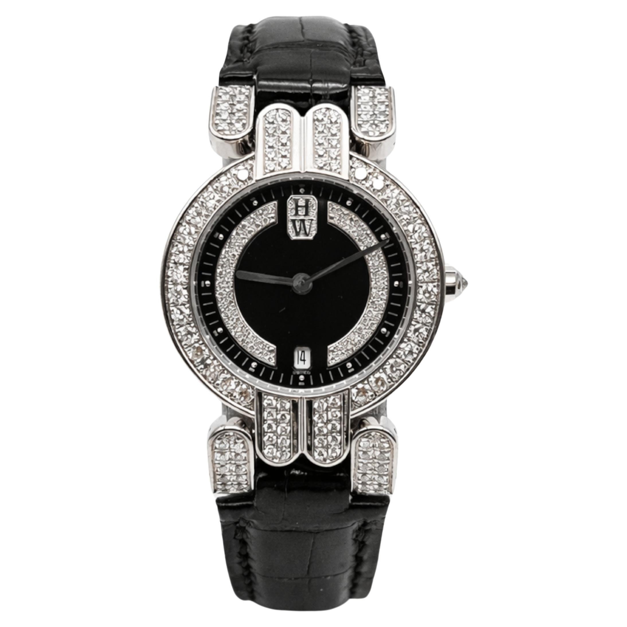 Harry Winston 2 Carat Diamond Watch in vendita