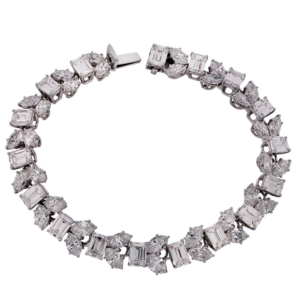 Harry Winston Diamond Loop Bracelet For Sale at 1stdibs