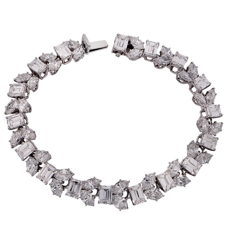 Harry Winston 24.17 Carat Diamond Bracelet at 1stDibs | harry winston  sunflower bracelet price, harry winston diamond bracelet, harry winston  bracelet