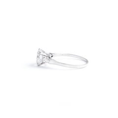 Harry Winston 2.88 Carat E VS1 Round Diamond Solitaire Ring