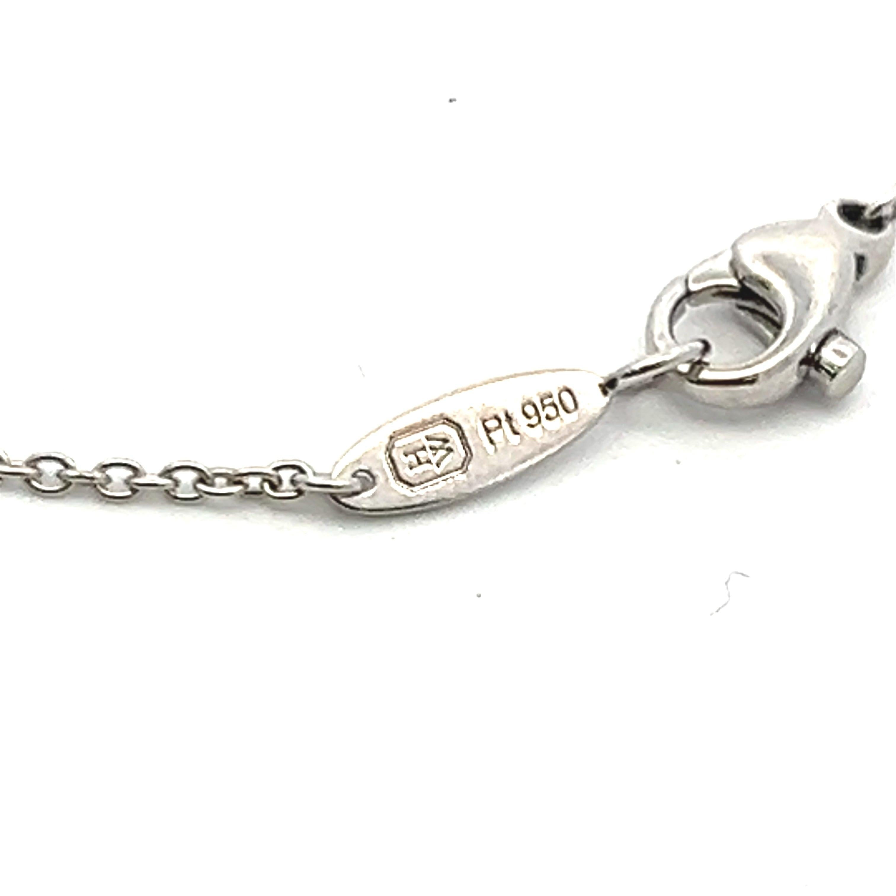 Harry Winston Collana con ciondolo in platino con diamante D VS1 a forma di cuore da 3,63 carati in vendita 3