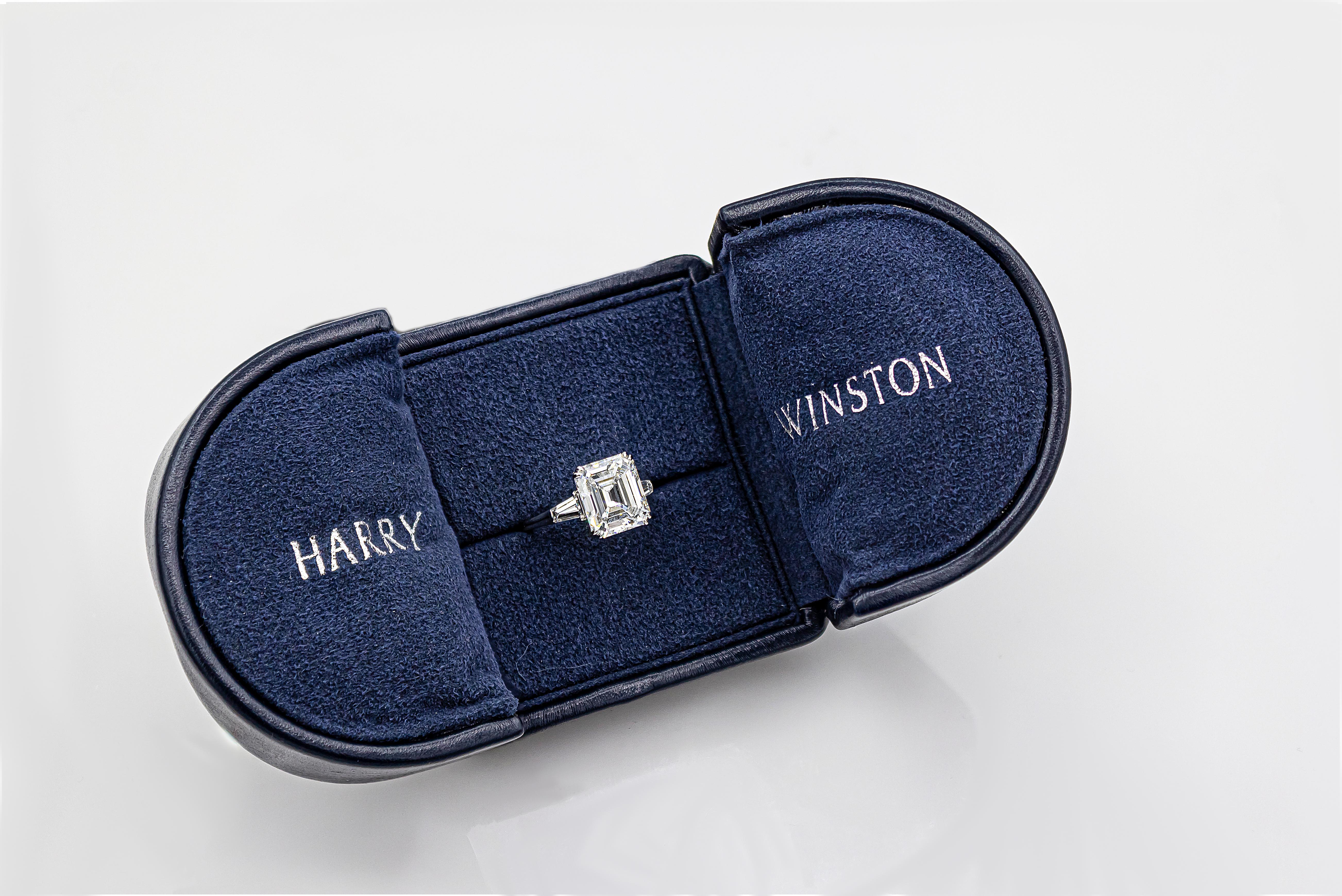4 carat harry winston diamond ring