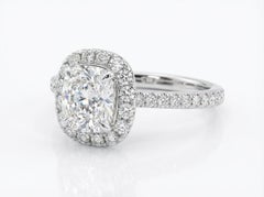 Harry Winston Anillo de Diamantes en Cojín de Platino de 4,29 quilates