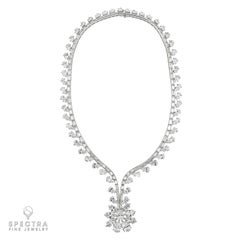 Harry Winston 47.48ct Diamond Necklace in Platinum, Circa 1952
