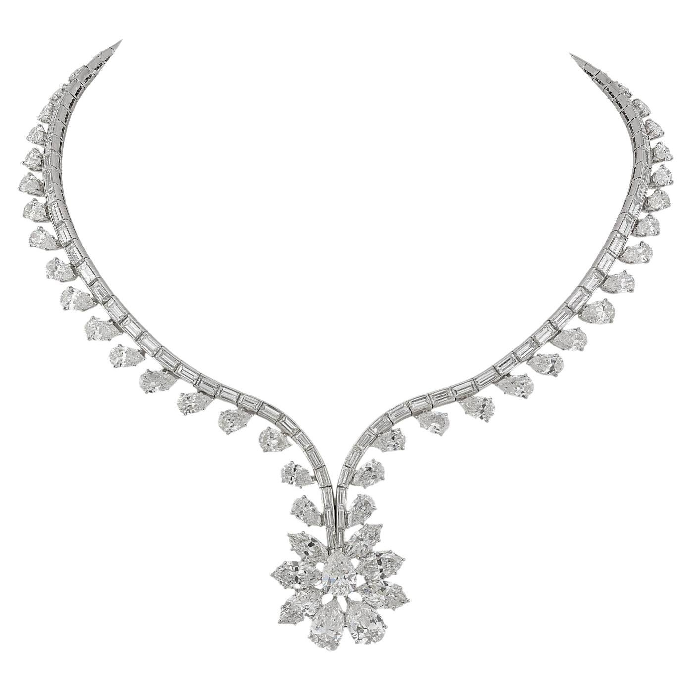 Harry Winston 47.48ct Diamond Necklace in Platinum, Circa 1952