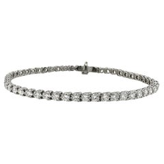 Harry Winston Tennisarmband aus Platin mit 4,84 Karat Diamanten, 7 Zoll