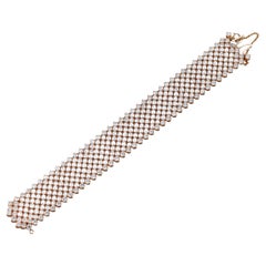 Harry Winston 55 Carat Diamond Yellow Gold Bracelet