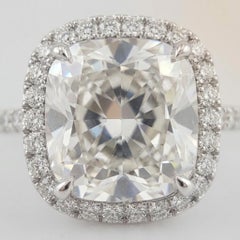 Harry Winston 8 Carat Cushion Cut Diamond Ring