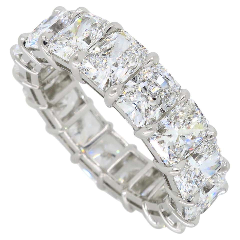 10.00 Carat Men's Diamond Eternity Band Ring in Platinum at 1stDibs ...
