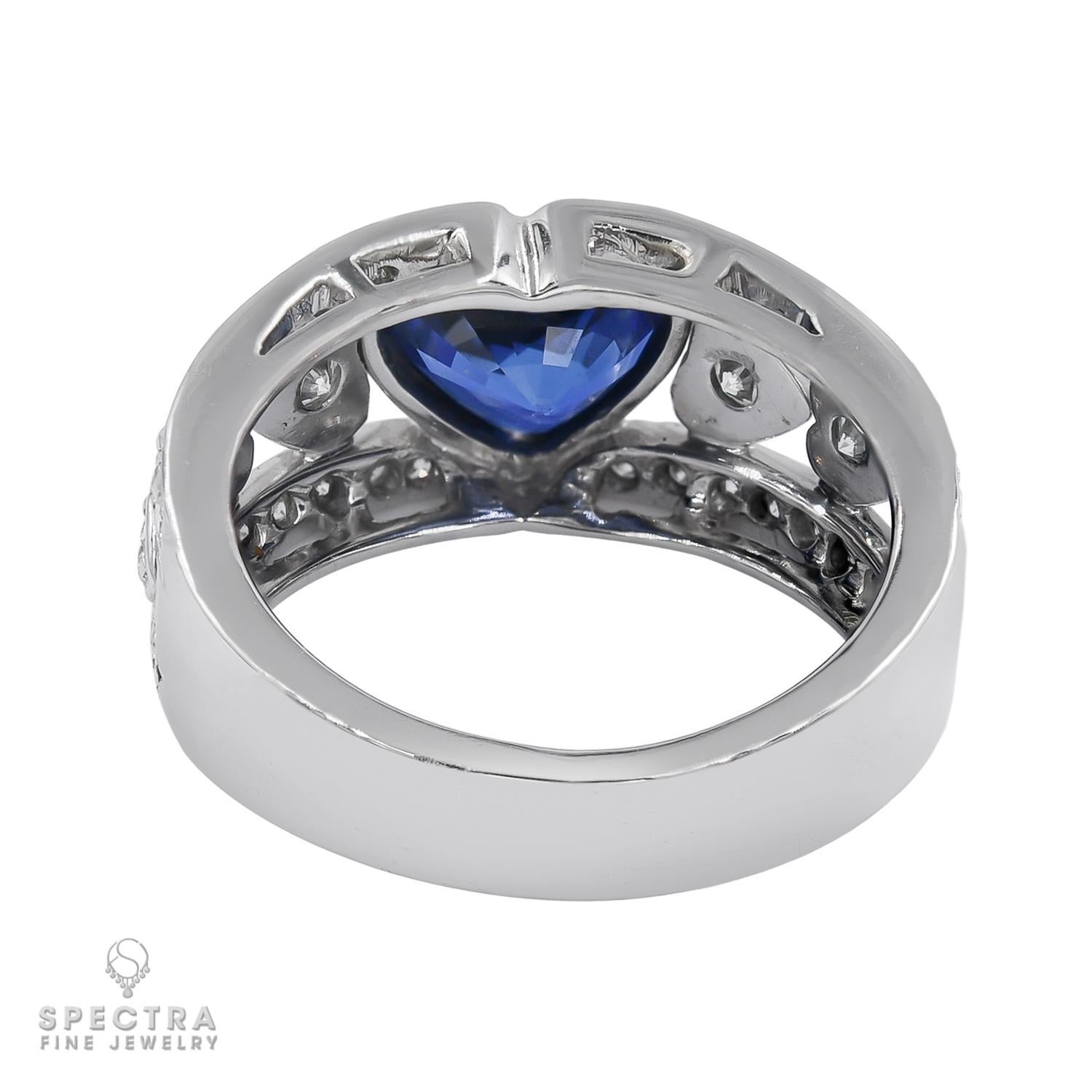 harry winston blue sapphire ring