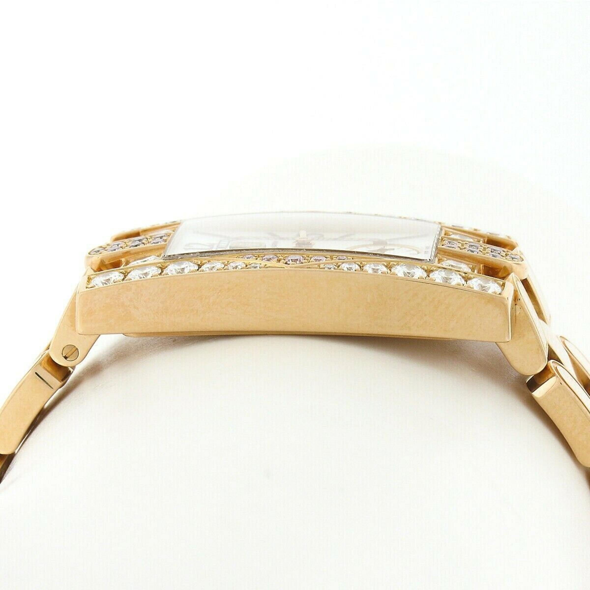 Women's Harry Winston Avenue Classic 18k Rose Gold Pink White Diamond Watch Ref. 310LQR