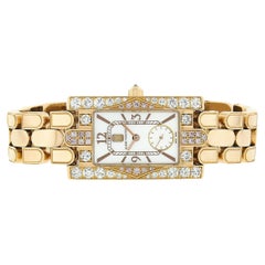 Harry Winston Avenue Classic Uhr, 18 Karat Roségold, rosa, weißer Diamant Ref. 310LQR