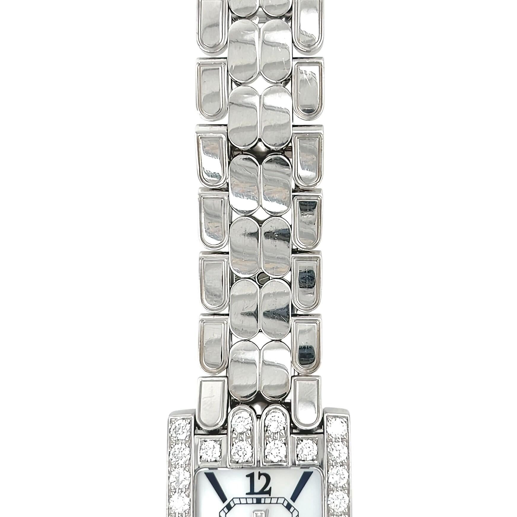 HARRY WINSTON Avenue Klassische Diamantuhr aus Weißgold im Zustand „Gut“ im Angebot in New York, NY