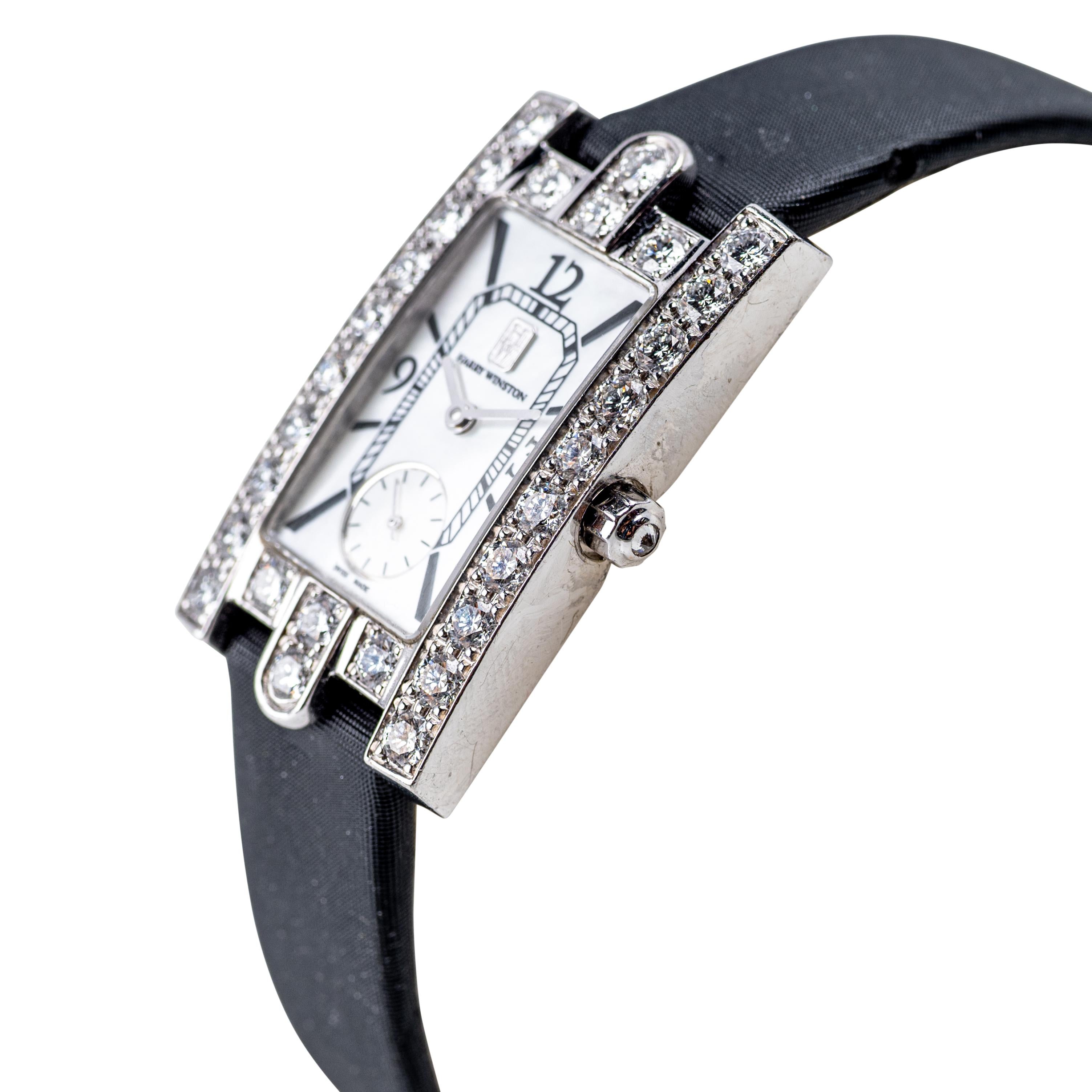Harry Winston Avenue Collection'S Orologio da polso con diamante In condizioni buone in vendita a Palm Beach, FL