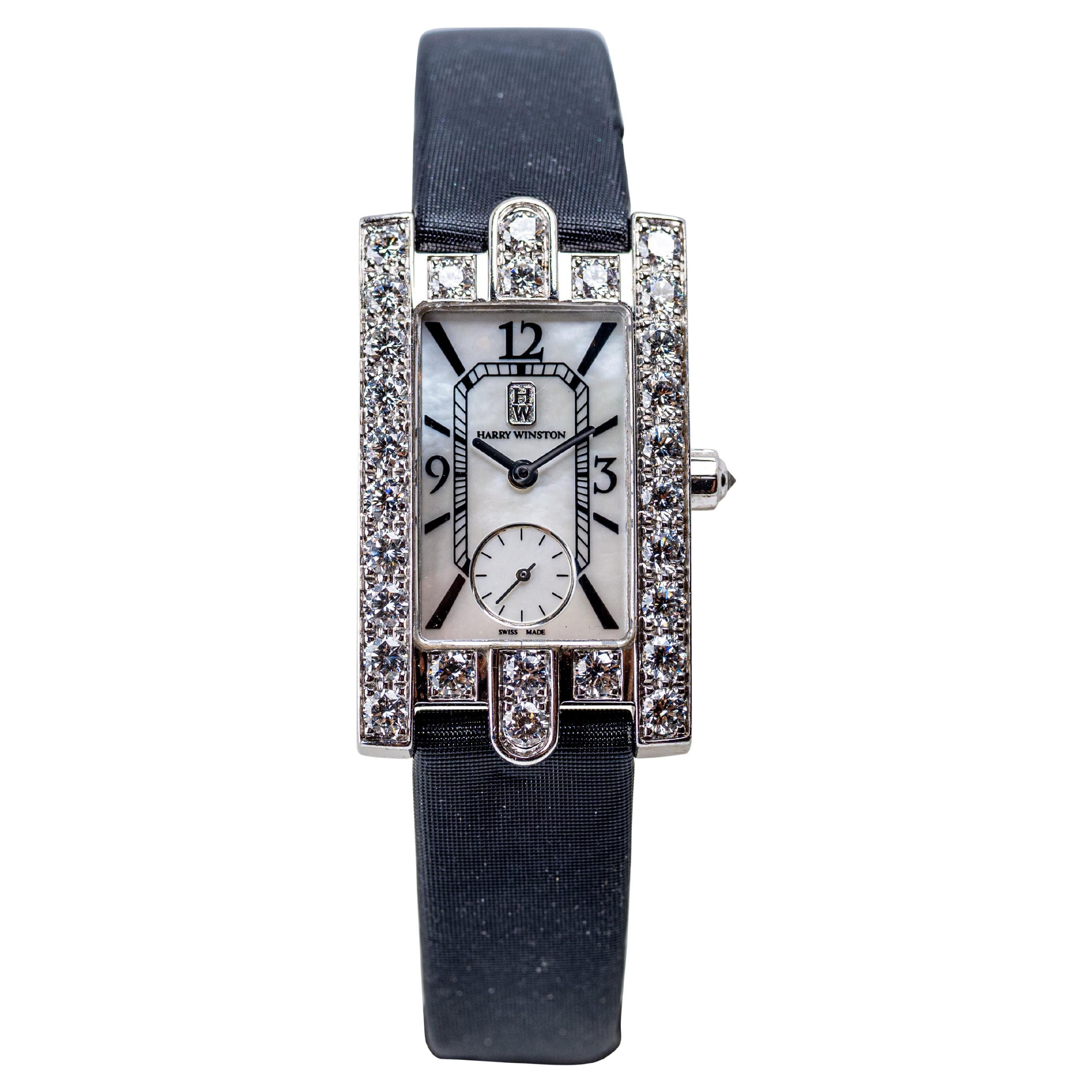 Harry Winston Avenue Collection Diamant-Armbanduhr