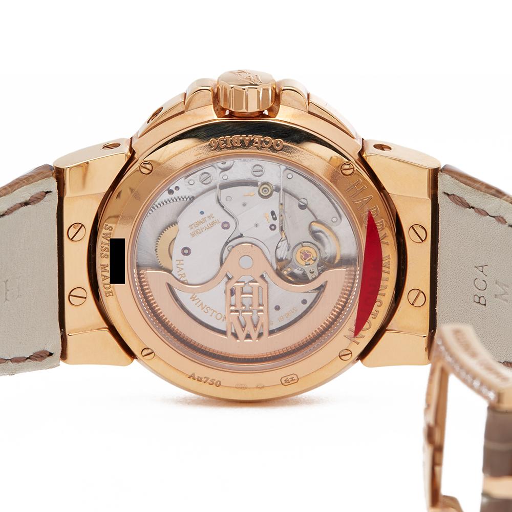 Harry Winston Biretrograde 18K Rose Gold OCEAB136RR023 Wristwatch 1